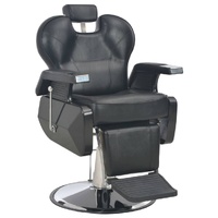 Barber Chair Black 72x68x98 cm Faux Leather