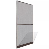 Brown Hinged Insect Screen for Doors 100 x 215 cm