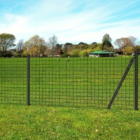 Euro Fence Steel 10x0.8 m Grey