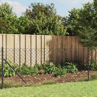 Chain Link Fence Anthracite 0.8x10 m