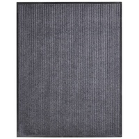 Door Mat Grey 117x220 cm PVC