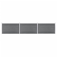 Garden Fence WPC 526x106 cm Grey