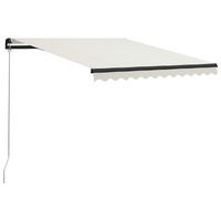 Manual Retractable Awning 300x250 cm Cream