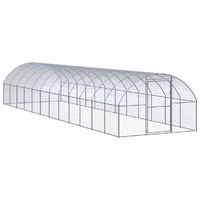 Outdoor Chicken Coop 3x12x2 m Galvanised Steel