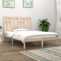 Ascot Bed Frame Solid Wood 137x187 cm Double Size