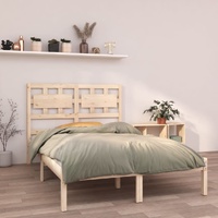 Bed Frame without Mattress 135x190 cm Solid Wood