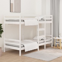 Bunk Bed without Mattress White 90x190 cm Solid Wood Pine