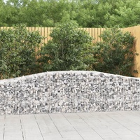 Arched Gabion Baskets 20 pcs 400x50x60/80 cm Galvanised Iron