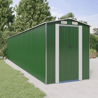 Garden Shed Green 192x1021x223 cm Galvanised Steel