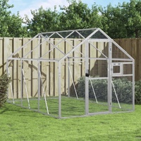 Aviary Silver 1.79x3x1.85 m Aluminium