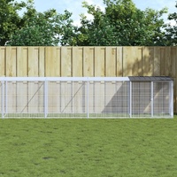 Chicken Cage with Roof Anthracite 803x98x90 cm Galvanised Steel