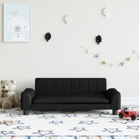 Kids Sofa Black 90x53x30 cm Faux Leather