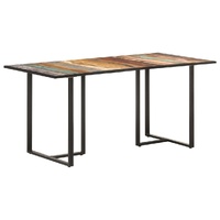 Dining Table 160 cm Solid Reclaimed Wood