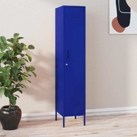 Locker Cabinet Navy Blue 35x46x180 cm Steel