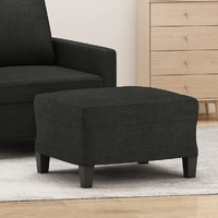 Footstool Black 60x50x41 cm Fabric