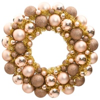 Christmas Wreath Rose Gold 45 cm Polystyrene