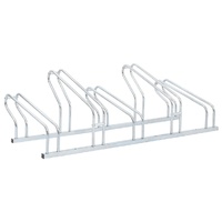 Bicycle Stand for 5 Bikes Floor Freestanding Galvanised Steel