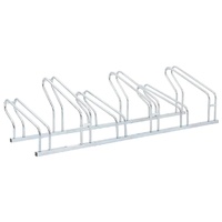 Bicycle Stand for 6 Bikes Floor Freestanding Galvanised Steel