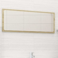 Bathroom Mirror Sonoma Oak 90x1.5x37 cm Engineered Wood