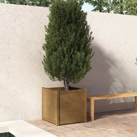 Garden Planter Honey Brown 60x60x60 cm Solid Pinewood