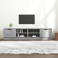 TV Cabinets 2 pcs Concrete Grey 80x35x36.5 cm Engineered Wood