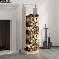 Log Holder 33.5x30x110 cm Solid Wood Pine