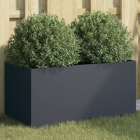 Planter Anthracite 62x30x29 cm Steel