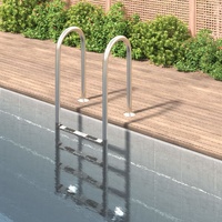 Pool Ladder 54x38x184.5 cm 304 Stainless Steel