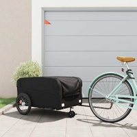 Bike Trailer Black 45 kg Iron