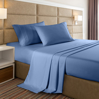 Casa Decor Bamboo Cooling  2000TC Sheet Set - Queen - Denim