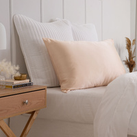 Pure Silk Pillow Case by (Single Pack) - Champagne Pink