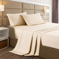 Casa Decor Bamboo Cooling  2000 TC Sheet Set Queen Oatmeal