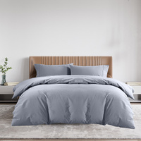 1500 Thread count Cotton Rich Quilt cover sets Queen Indigo