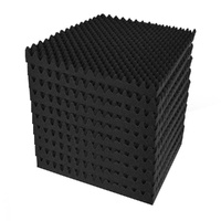 Acoustic Foam 40pcs 50x50x5cm Sound Absorption Proofing Panels Eggshell