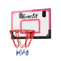 23" Mini Basketball Hoop Backboard Door Wall Mounted Sports Kids Red