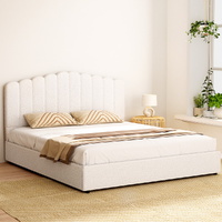 Bed Frame King Size Boucle FION