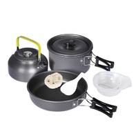  10Pcs Camping Cookware Set Outdoor