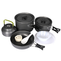  16Pcs Camping Cookware Set Outdoor