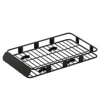 Universal Car Roof Rack Basket Luggage Vehicle Cargo Carrier 160cm Black