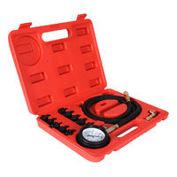 Oil Pressure Tester Kit Engine Gauge Red