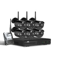 Wireless CCTV Security System 8CH NVR 3MP 6 Bullet Cameras