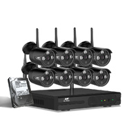 Wireless CCTV Security System 8CH NVR 3MP 8 Bullet Cameras 2TB