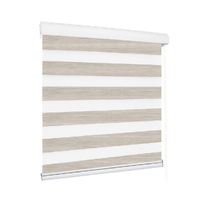  Blackout Zebra Roller Blind Curtains 180x210 Beige