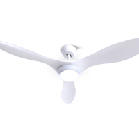 52'' Ceiling Fan DC Motor w/Light w/Remote - White