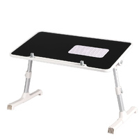  Laptop Desk Computer Stand Table Black Fan Tray