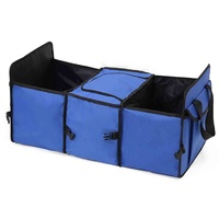 Car Portable Storage Box Waterproof Oxford Cloth Multifunction Organizer Blue