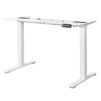  Motorised Standing Desk Frame White Dual Motor