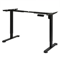  Motorised Standing Desk Frame Black Single Motor