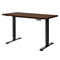  Motorised Standing Desk Adjustable 120cm Walnut 800x 1.5MM