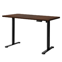  Motorised Standing Desk Adjustable 140cm Walnut 1000x 1MM